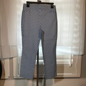 Chico’s Stylish Blue Patterned Pants